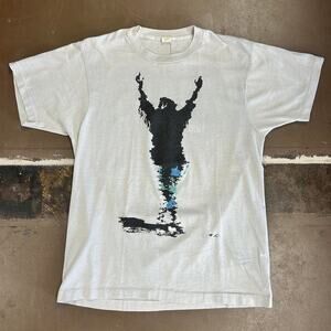 Vintage 80s Simple Minds 1986 World Tour Band Concert tee grey graphic t-shirt